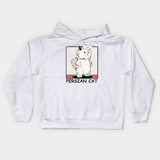 Persian Cat Kids Hoodie by Lumio Gifts